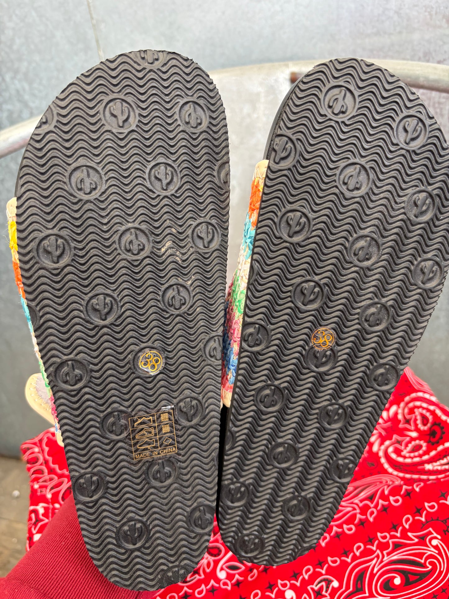 Arizona love sandalen raffia