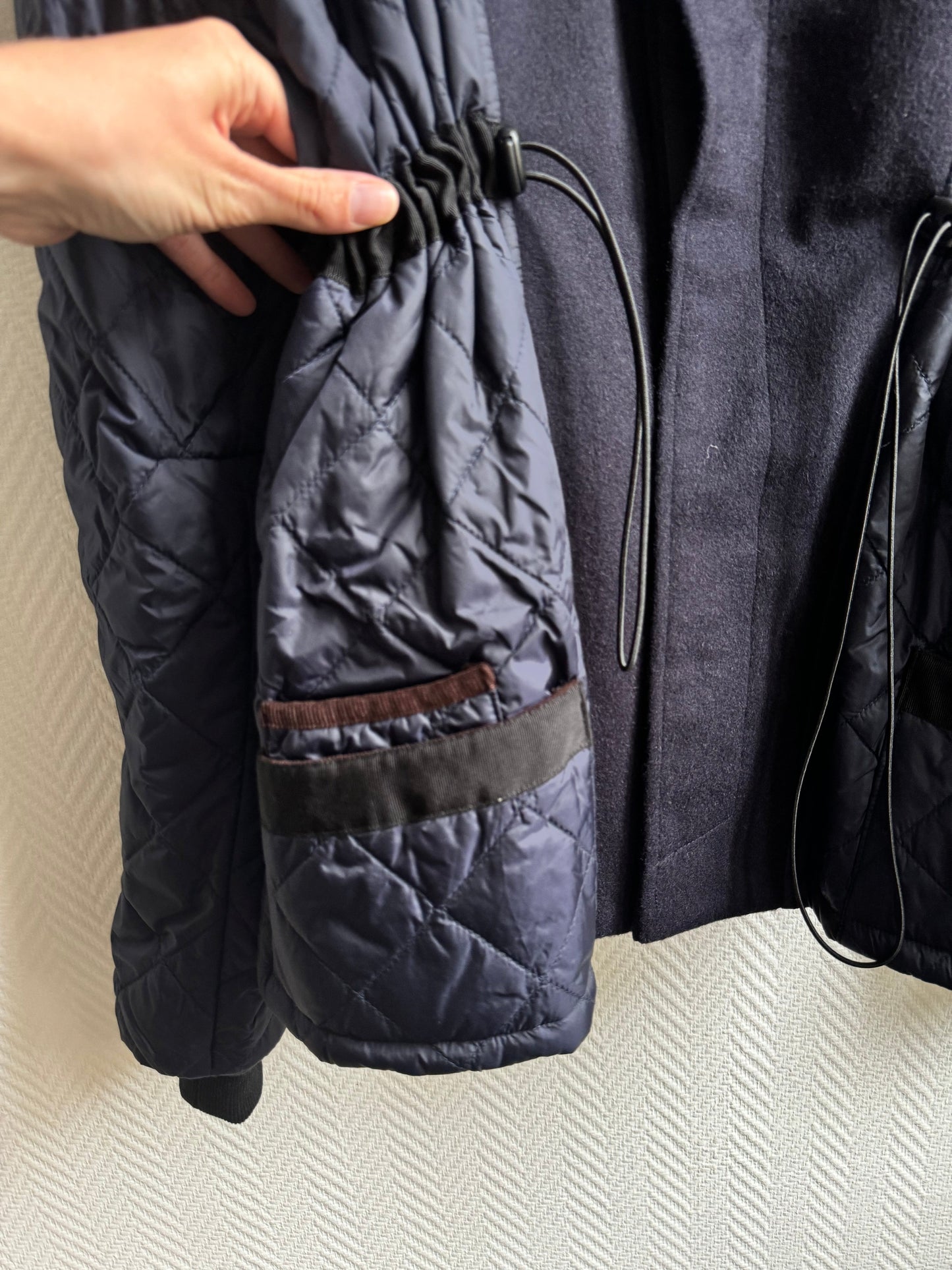 Hybrid quilt puff padded jacket (M/L)