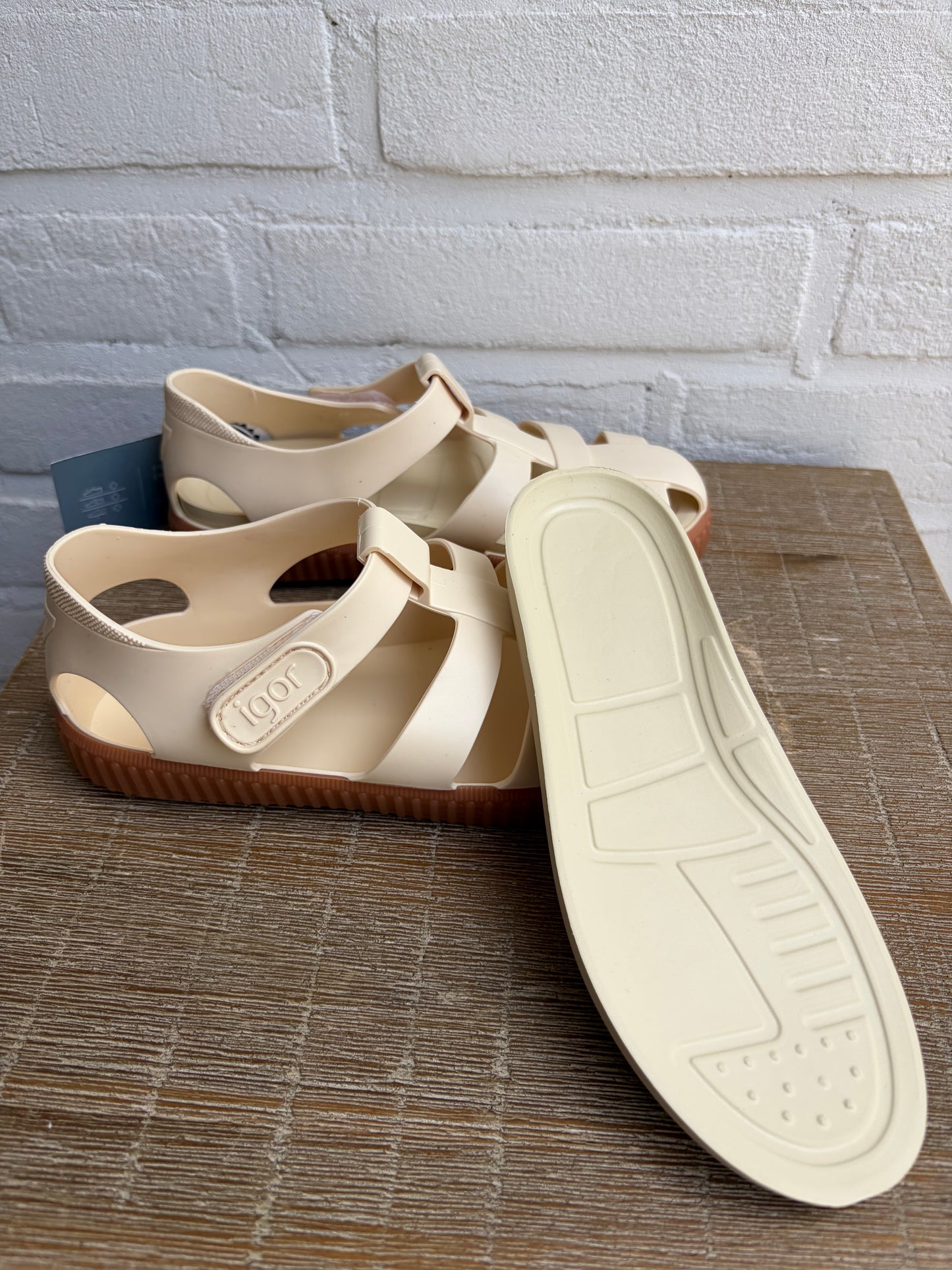 Igor Nico caramelo sandalen ivory marfil