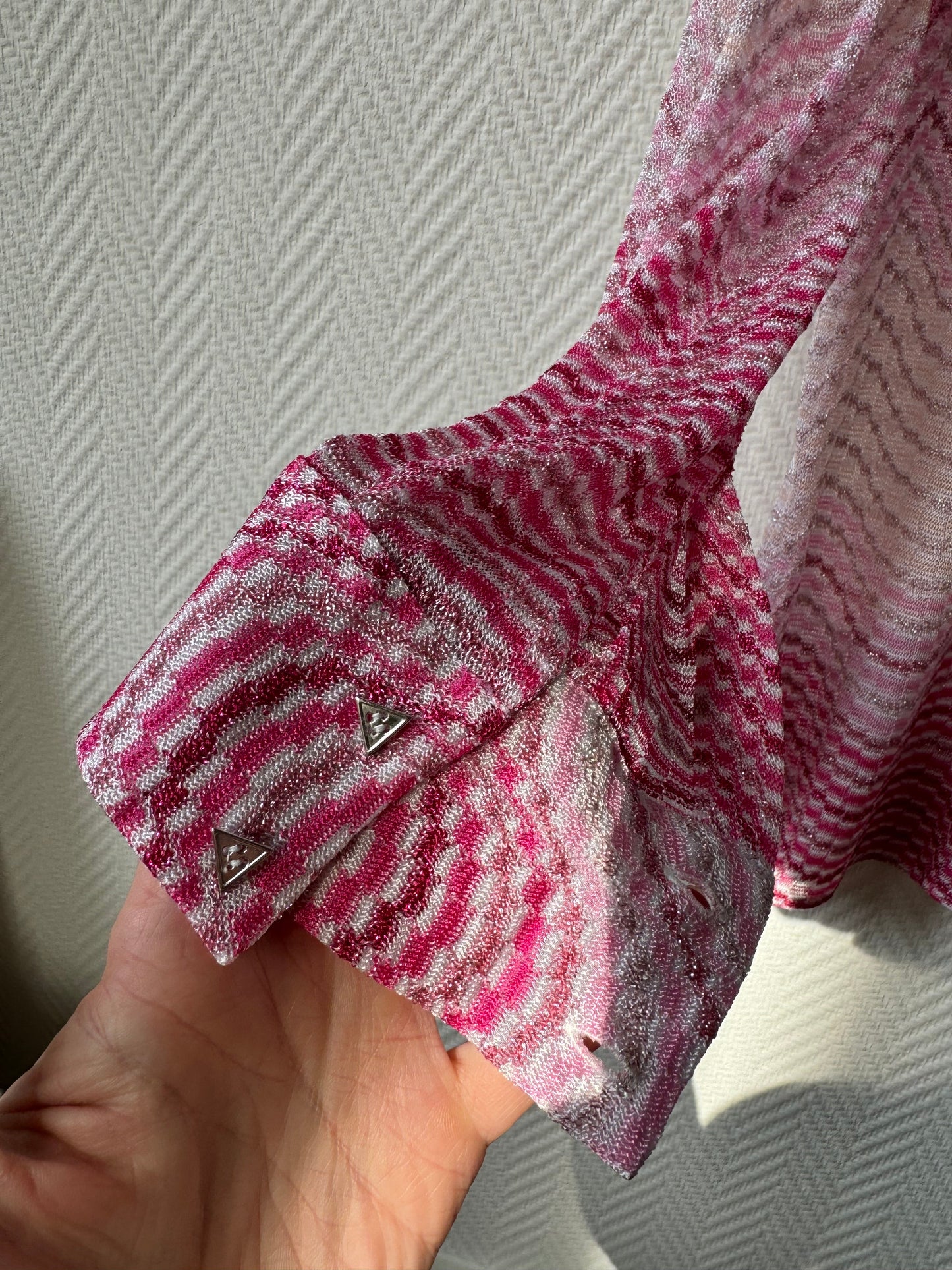 Tonal pink shirt