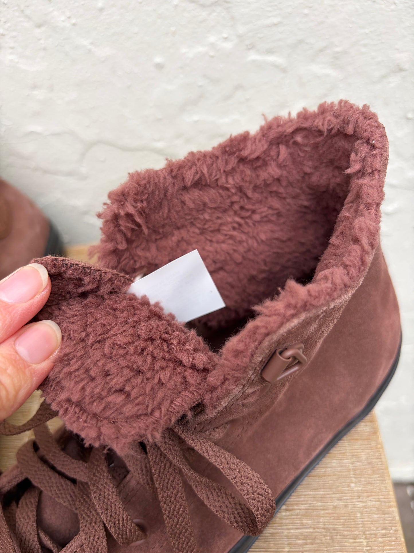 Converse sneakers leather- faux fur
