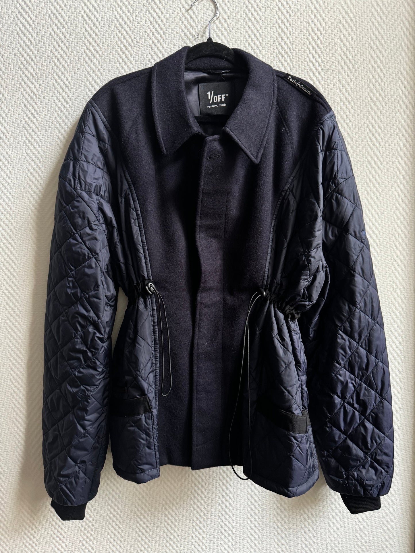 Hybrid quilt puff padded jacket (M/L)