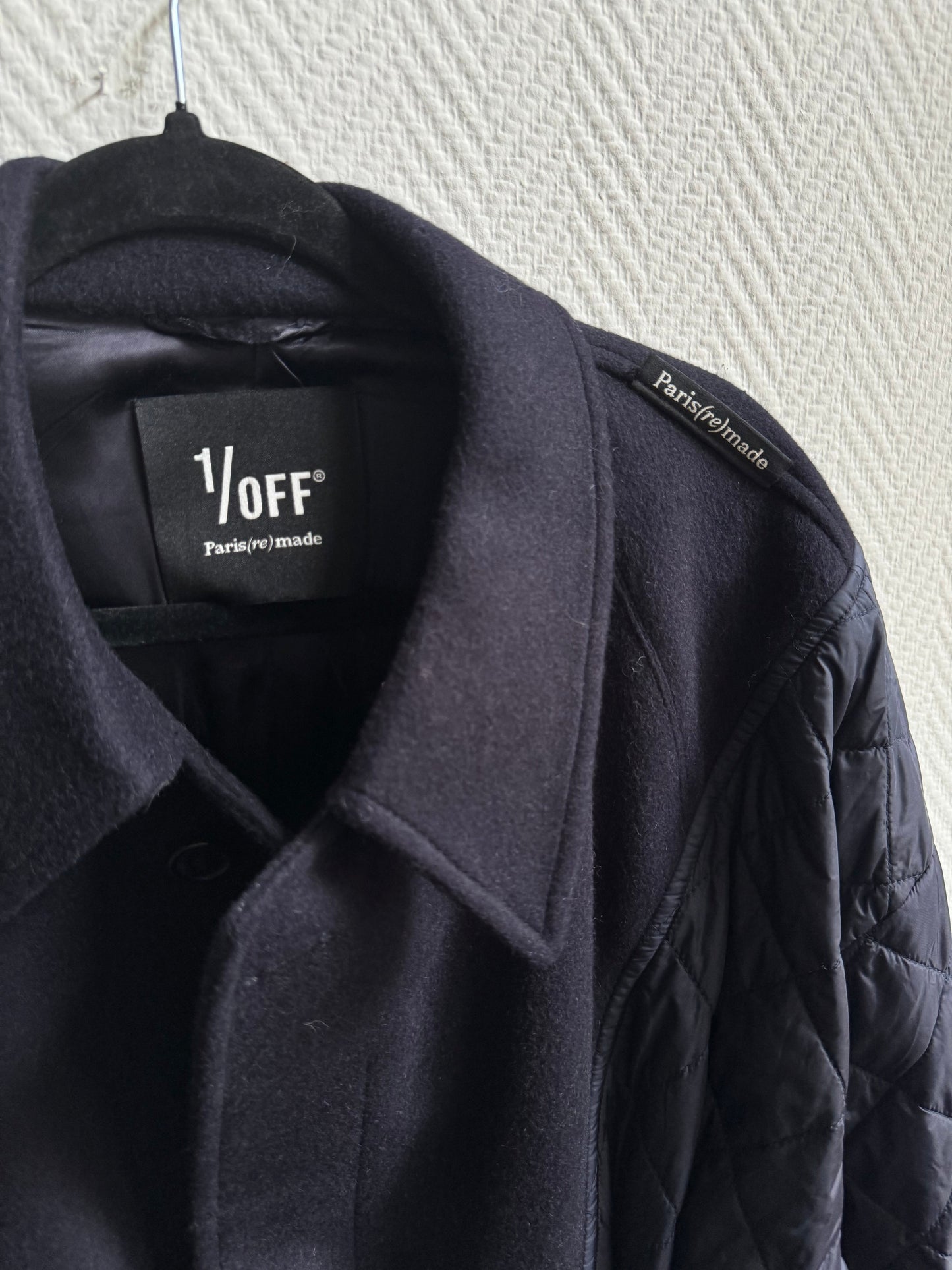 Hybrid quilt puff padded jacket (M/L)