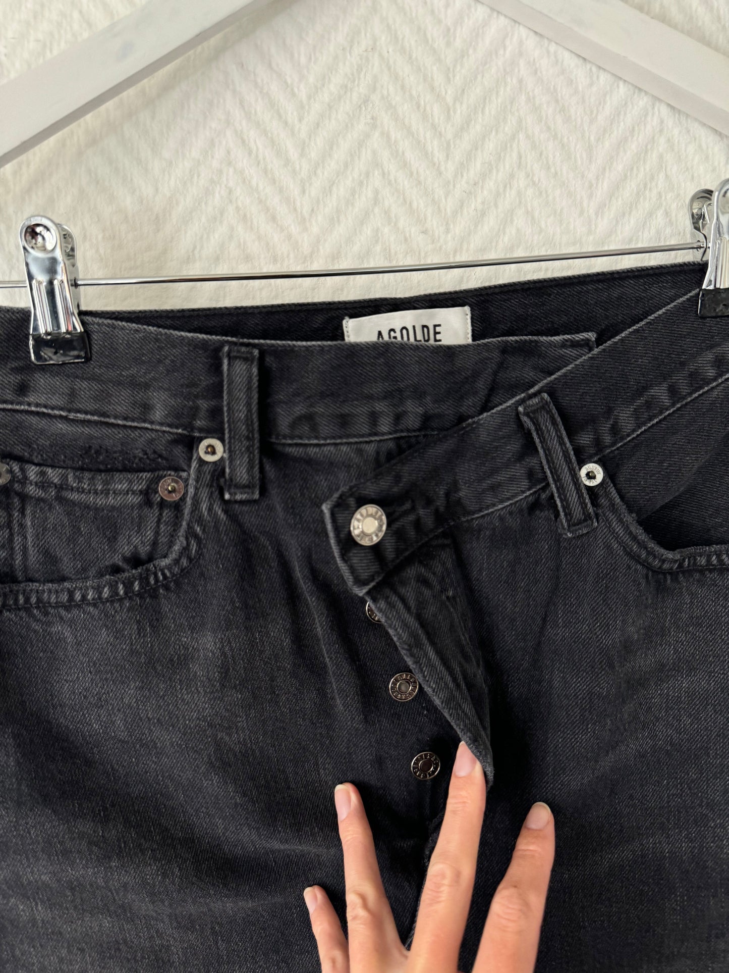 Criss Cross denim skirt (24)
