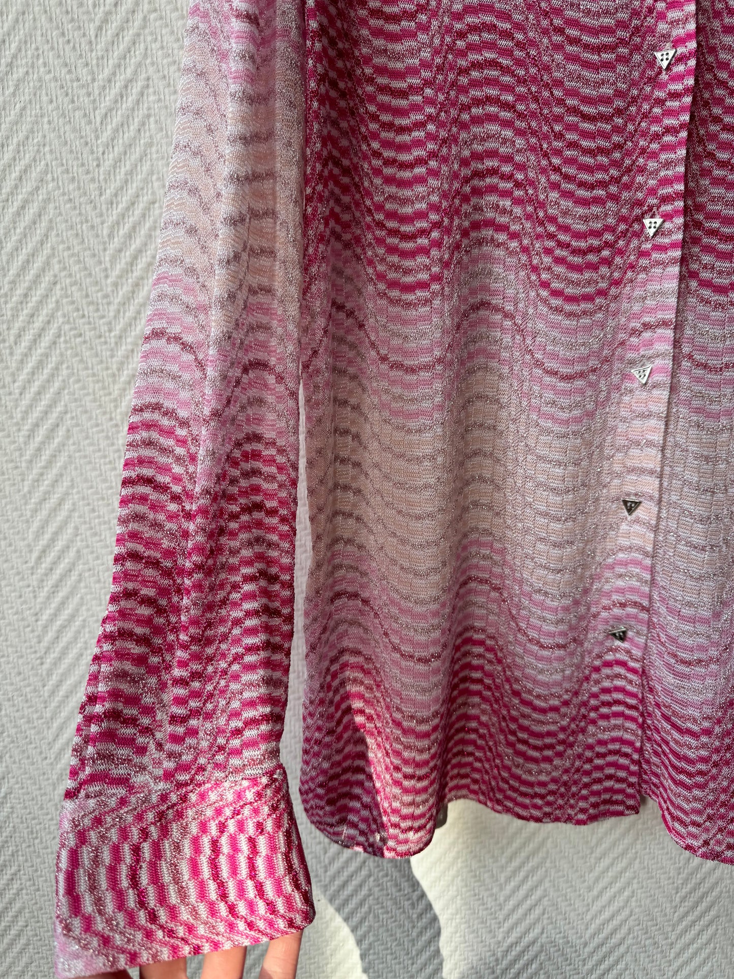 Tonal pink shirt