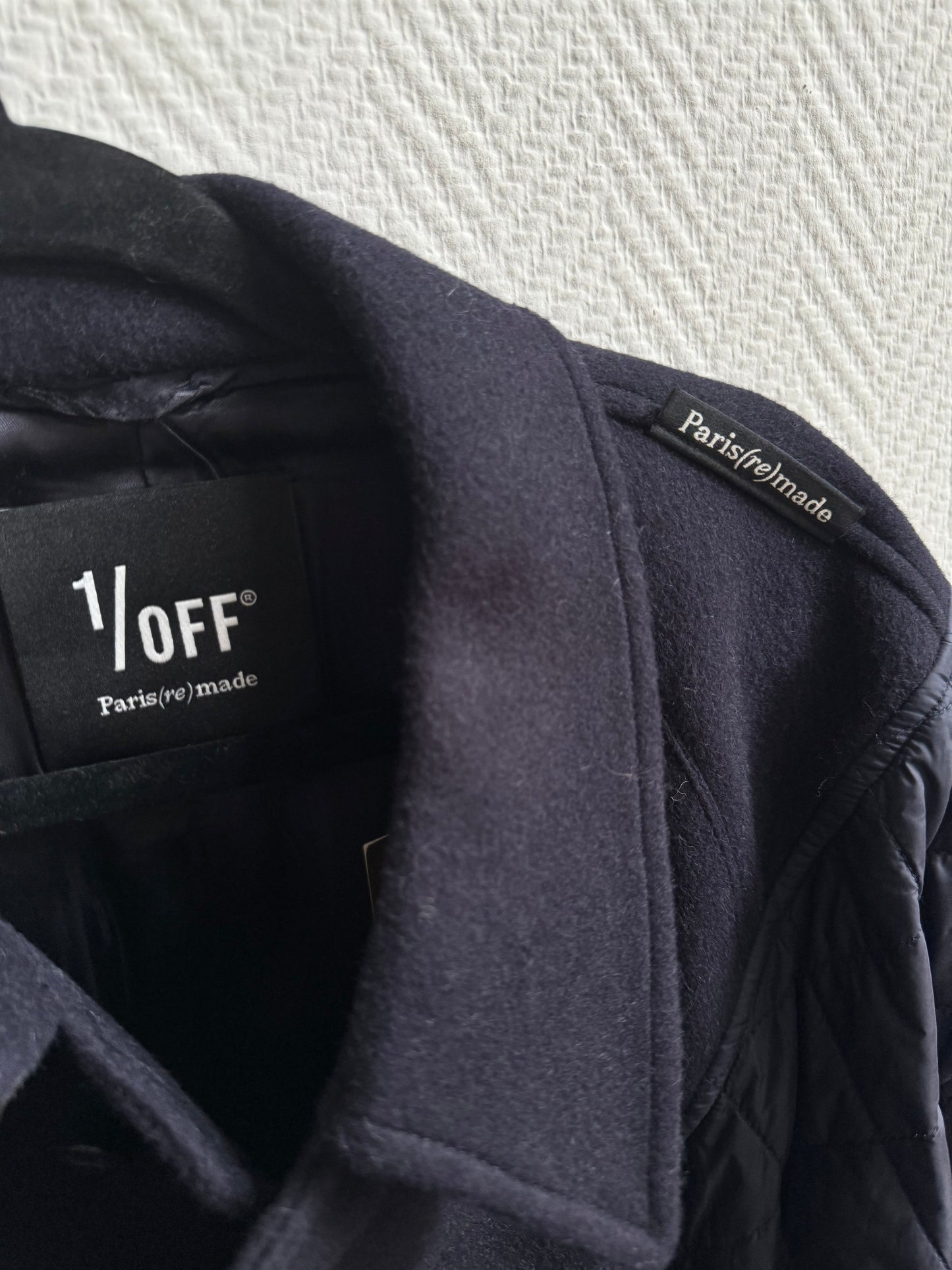 Hybrid quilt puff padded jacket (M/L)