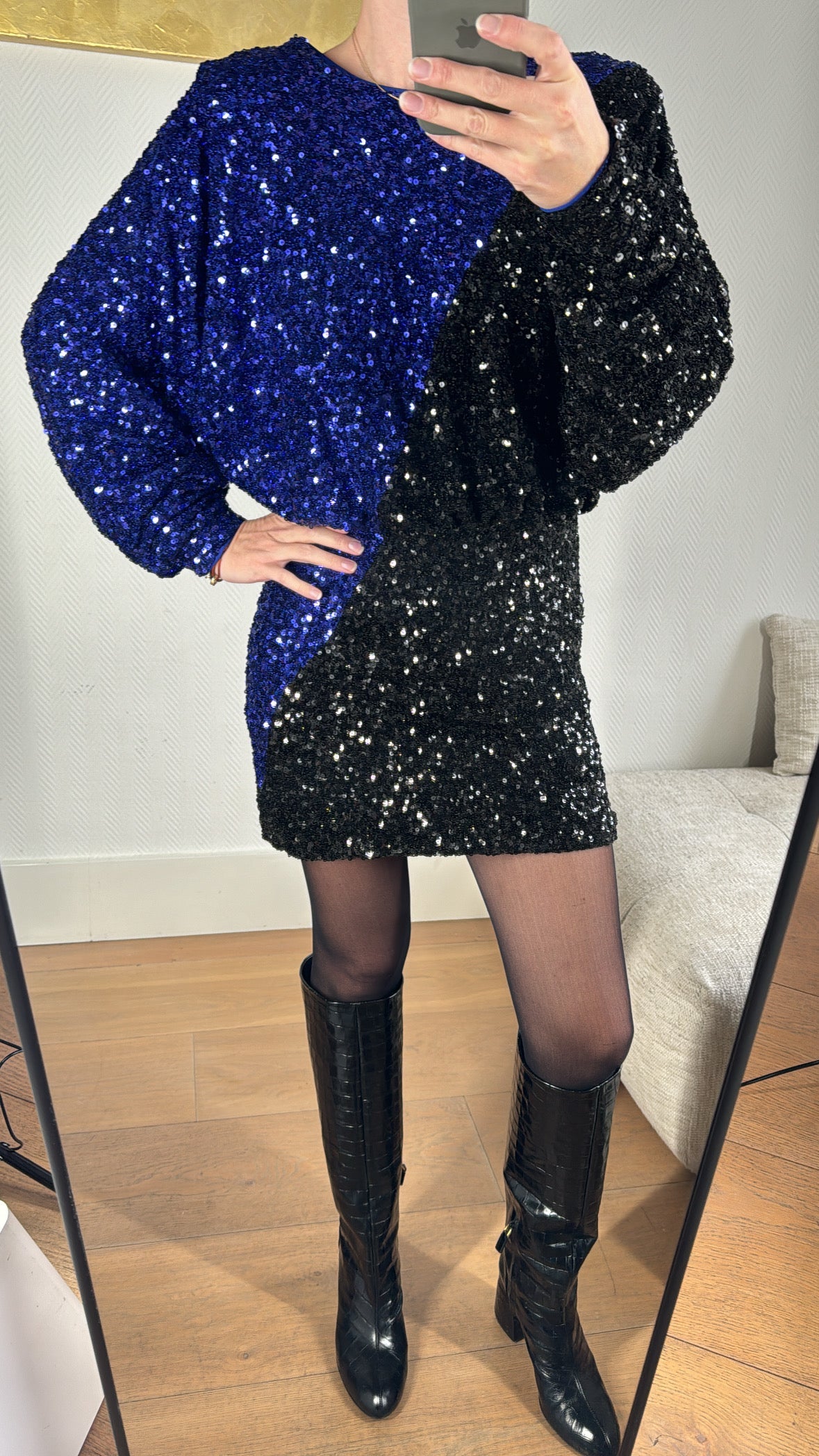 Iris Sequin jurk