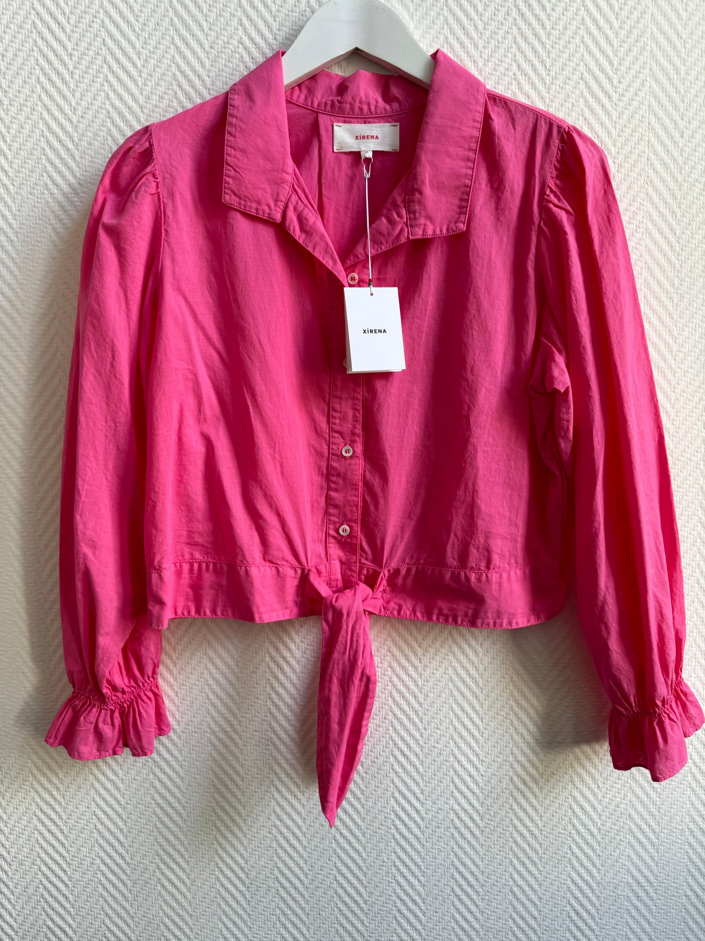 Xirena XS elsie shirt pink glow