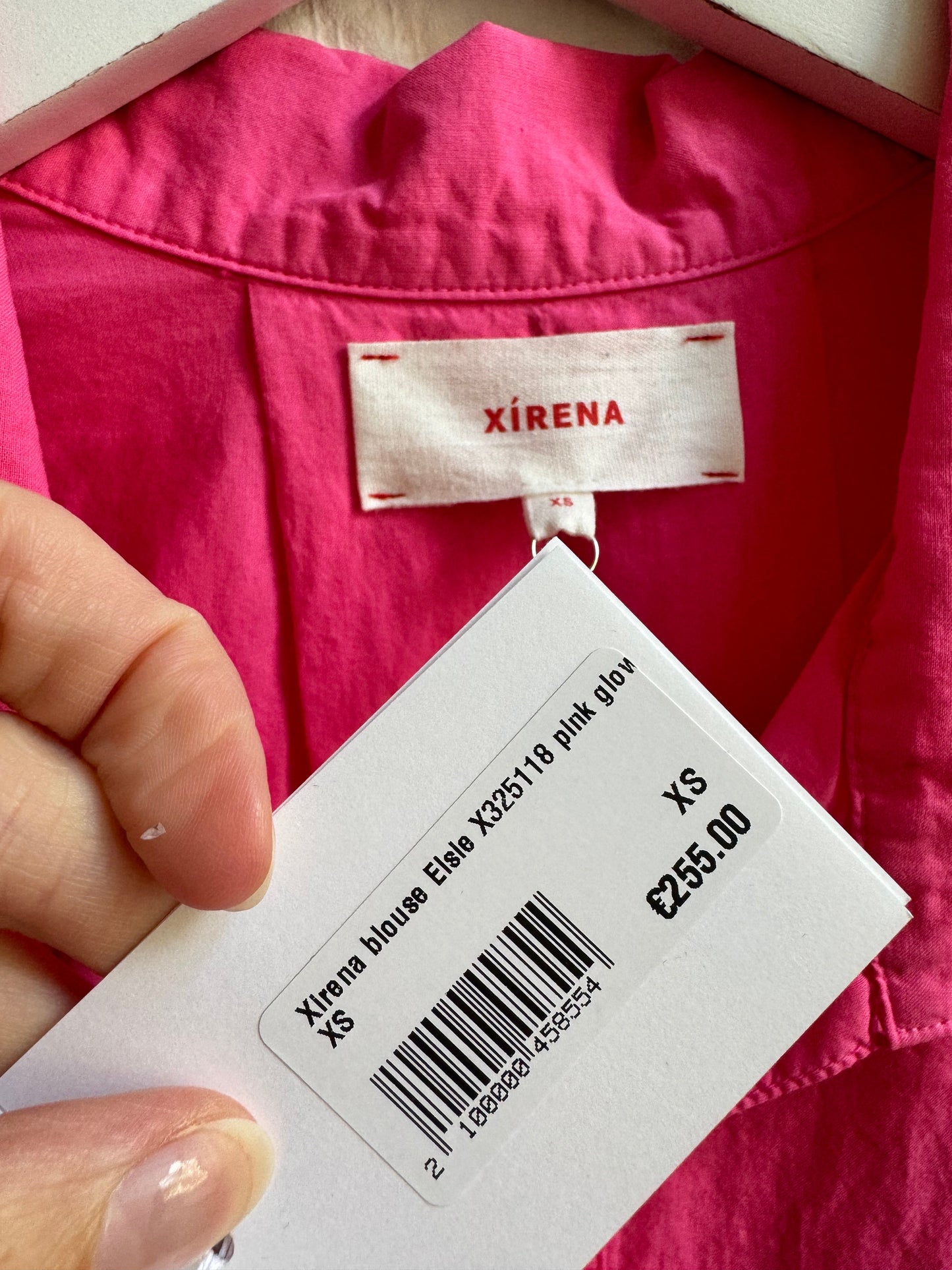 Xirena XS elsie shirt pink glow