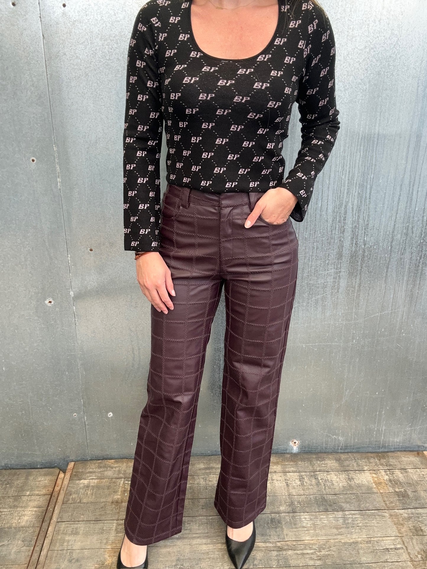 Carmen blush harlequin black