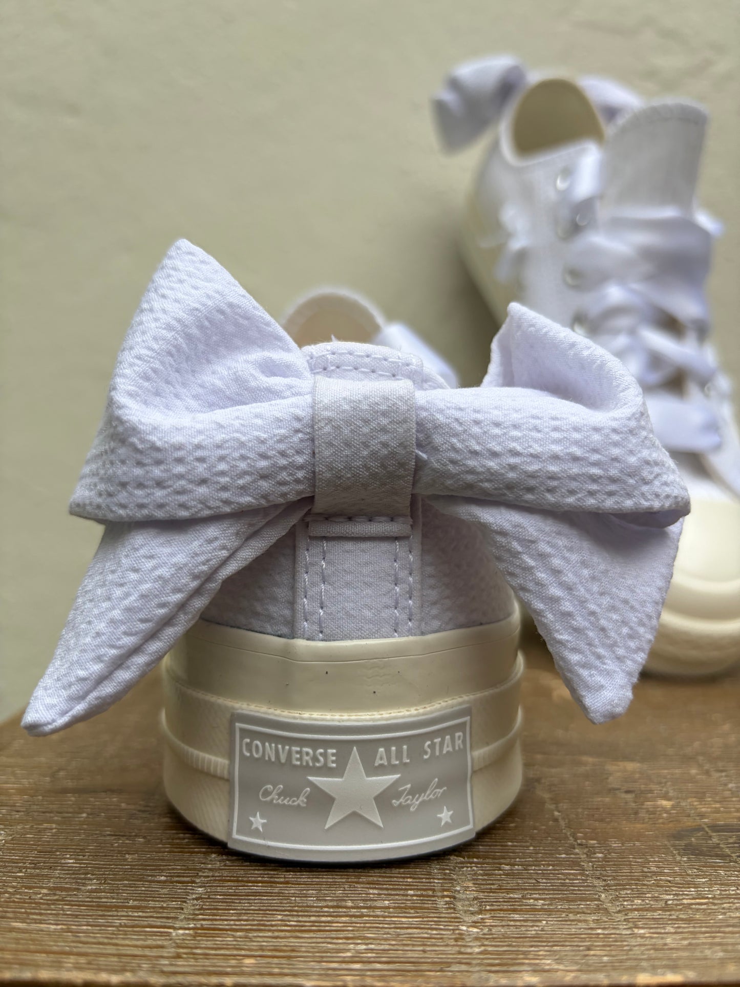 Converse sneakers strik bow