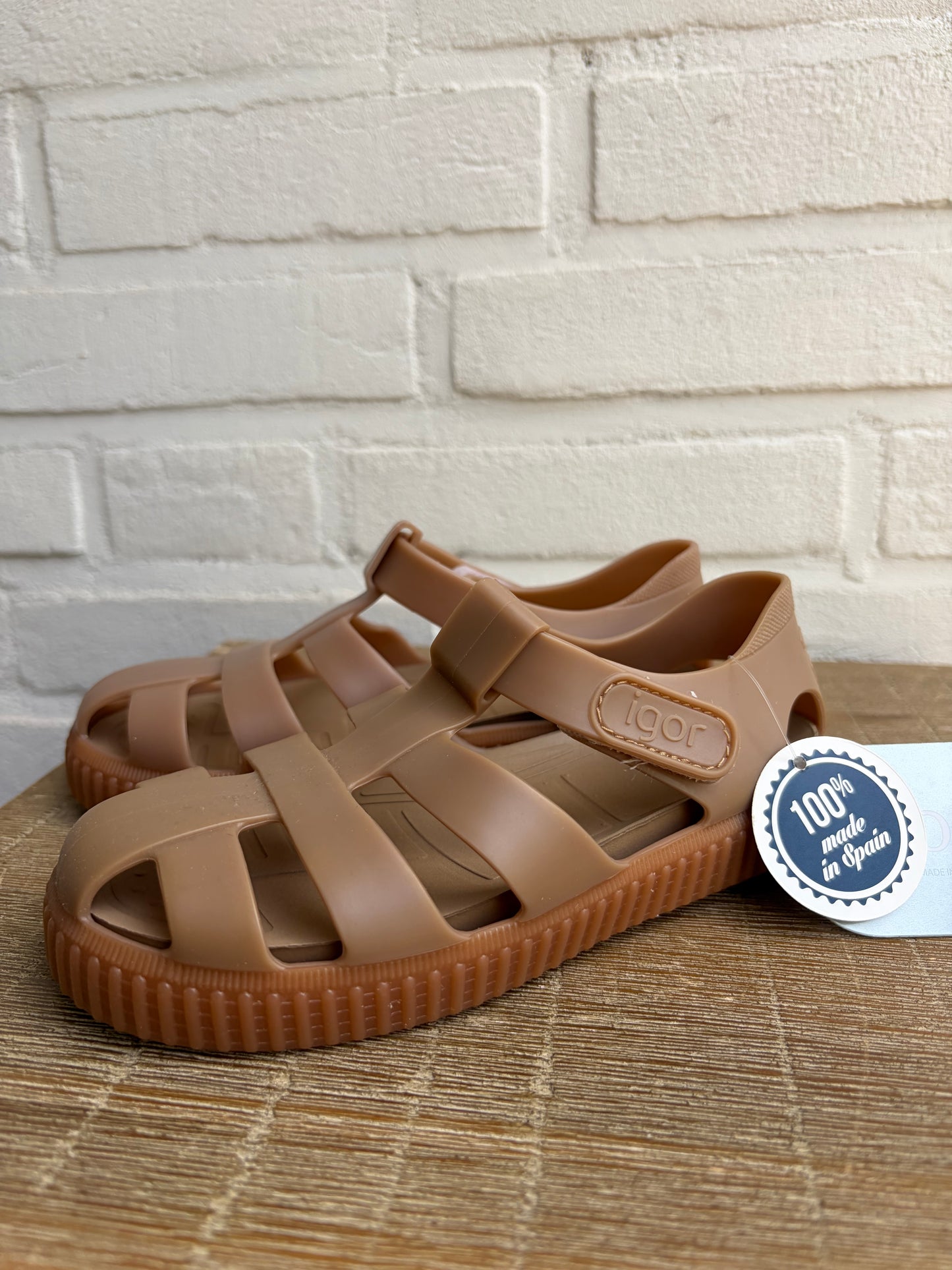 Igor Nico caramelo taupe sandalen
