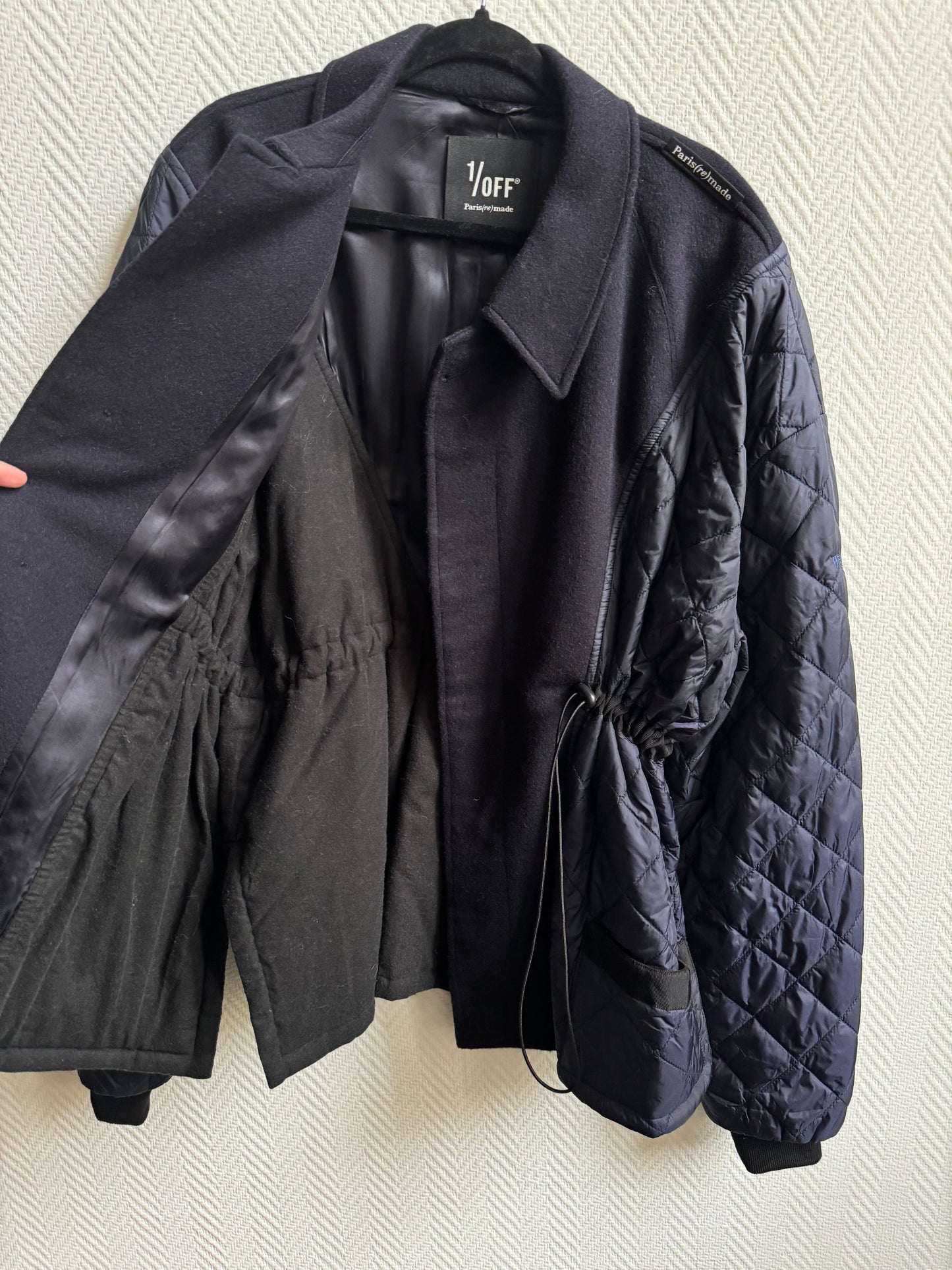 Hybrid quilt puff padded jacket (M/L)
