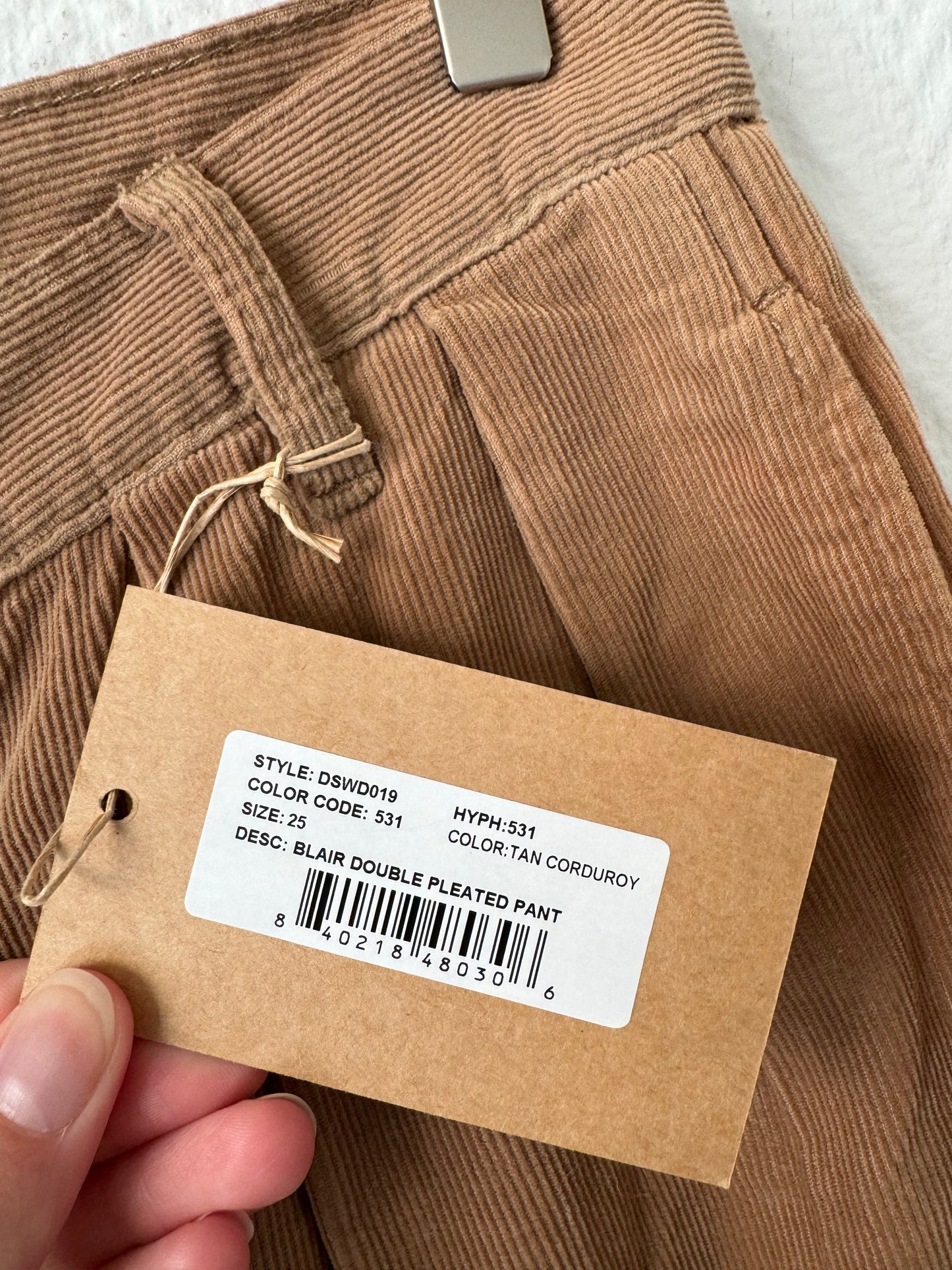Blair Double pleated jeans