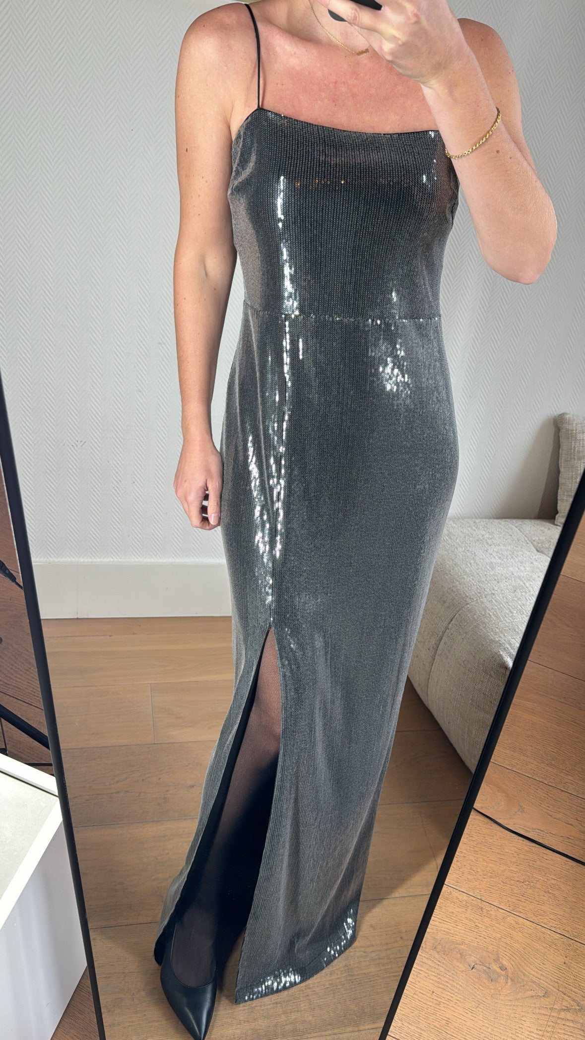 Sequin maxi dress