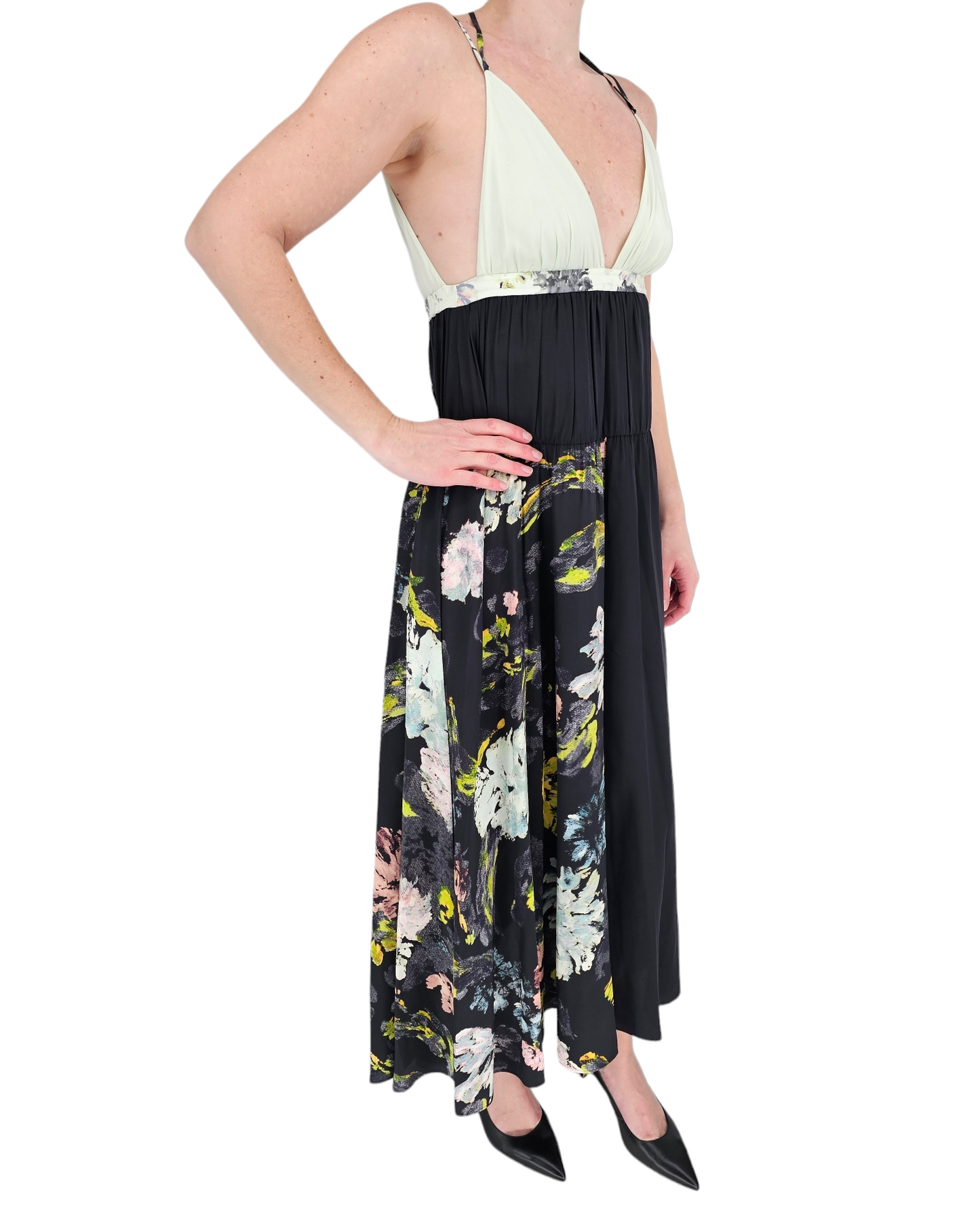 Darnley floral silk dress