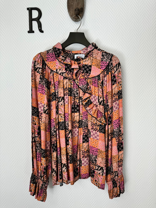 Iris lenzing viscose floral blouse