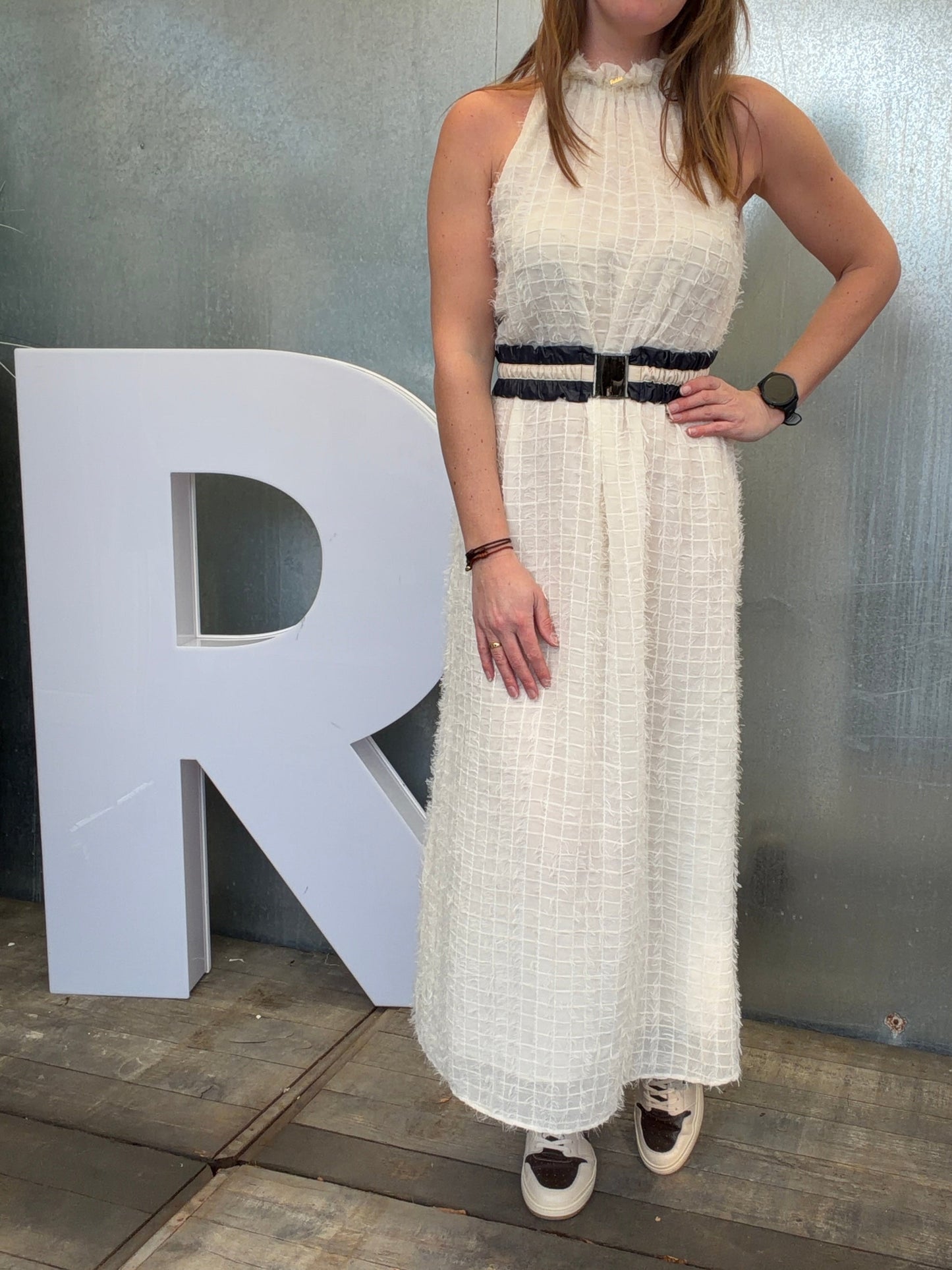 Marisol Long Dress Creme