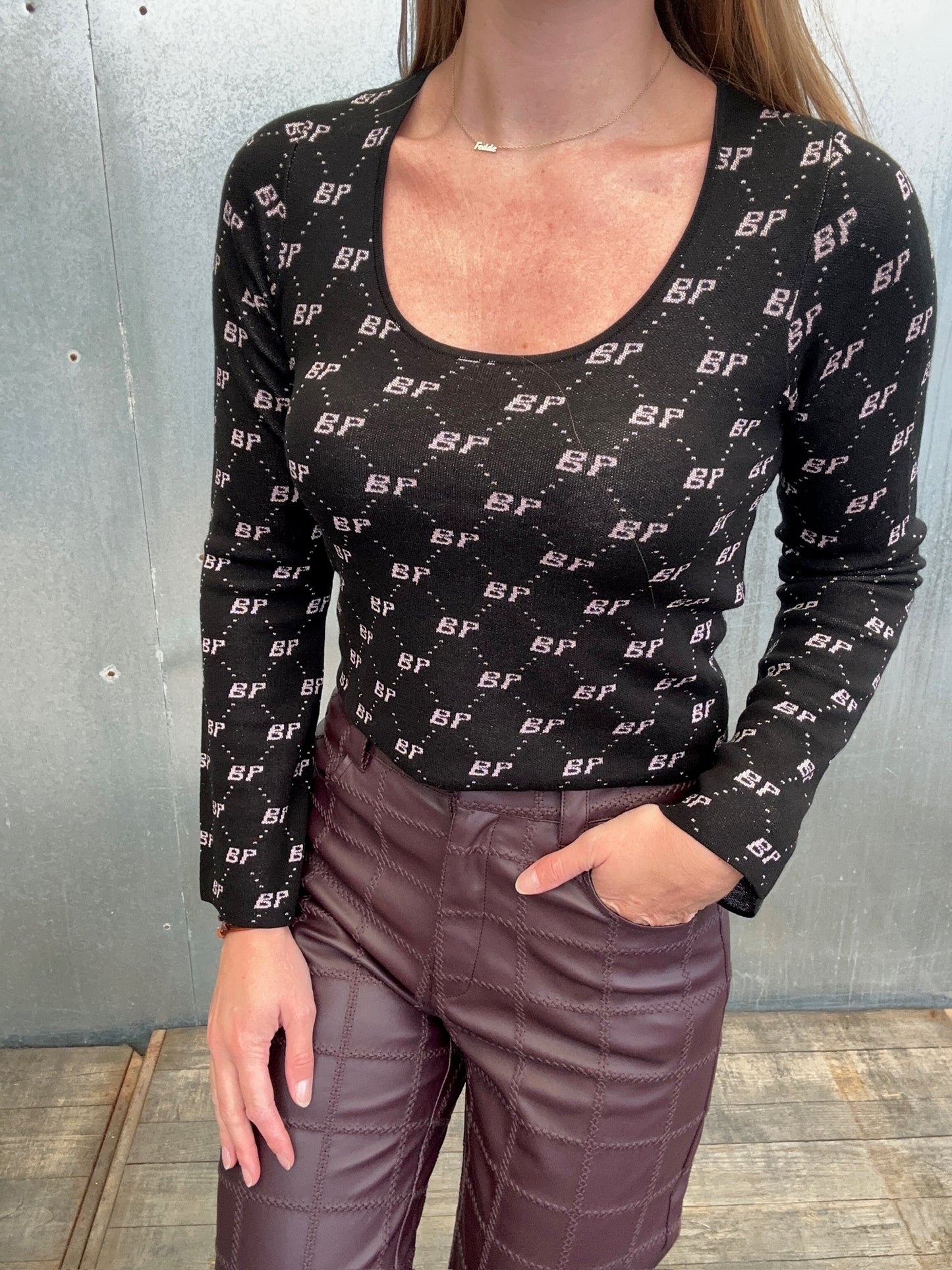 Carmen blush harlequin black