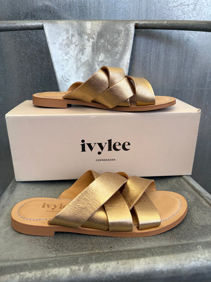 Nova metallic sandaal