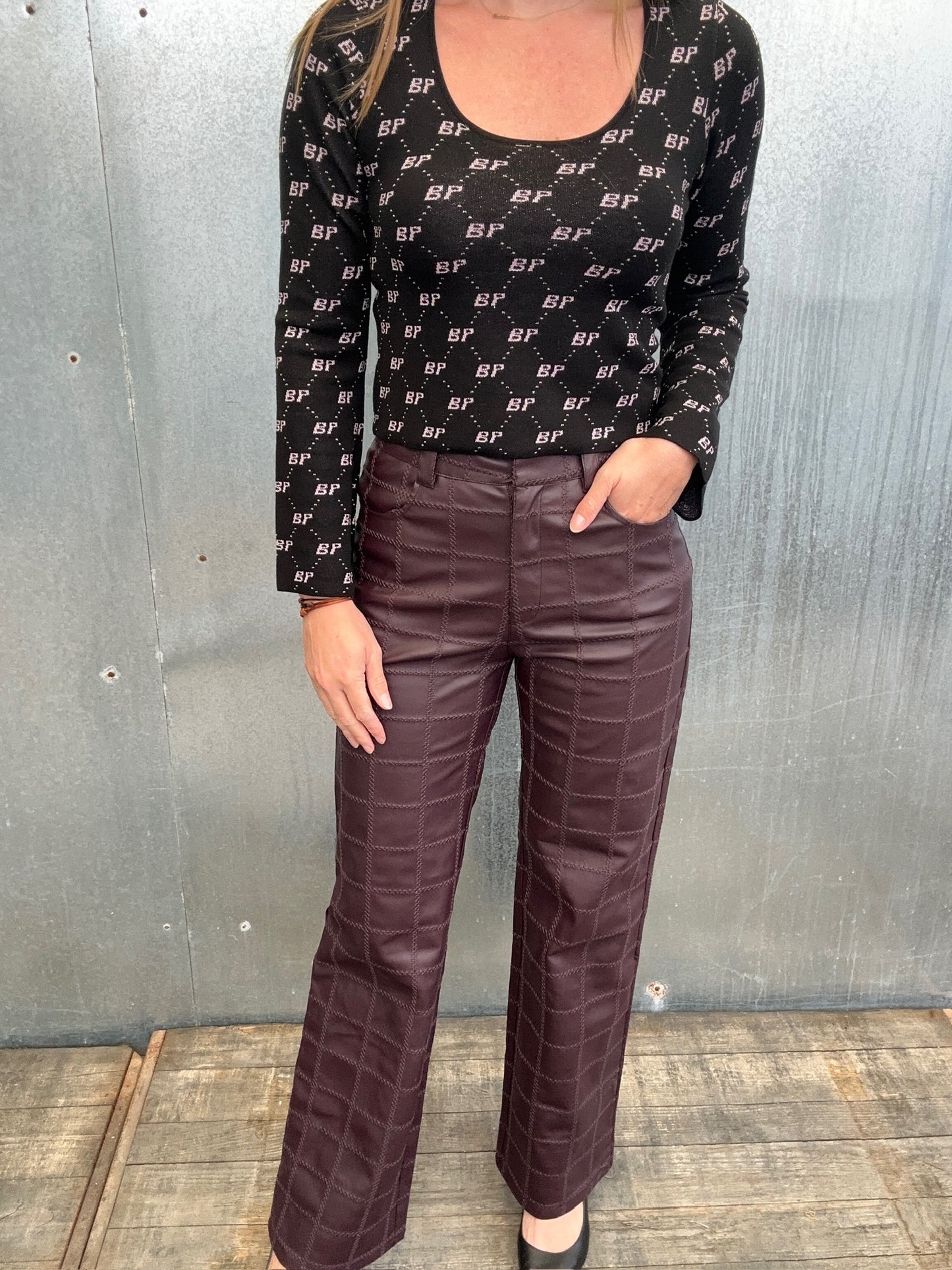 Carmen blush harlequin black