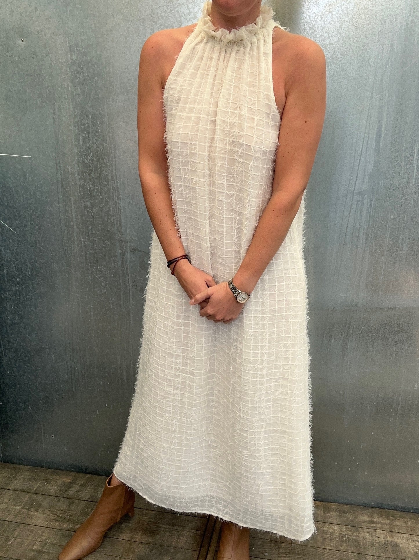 Marisol Long Dress Creme