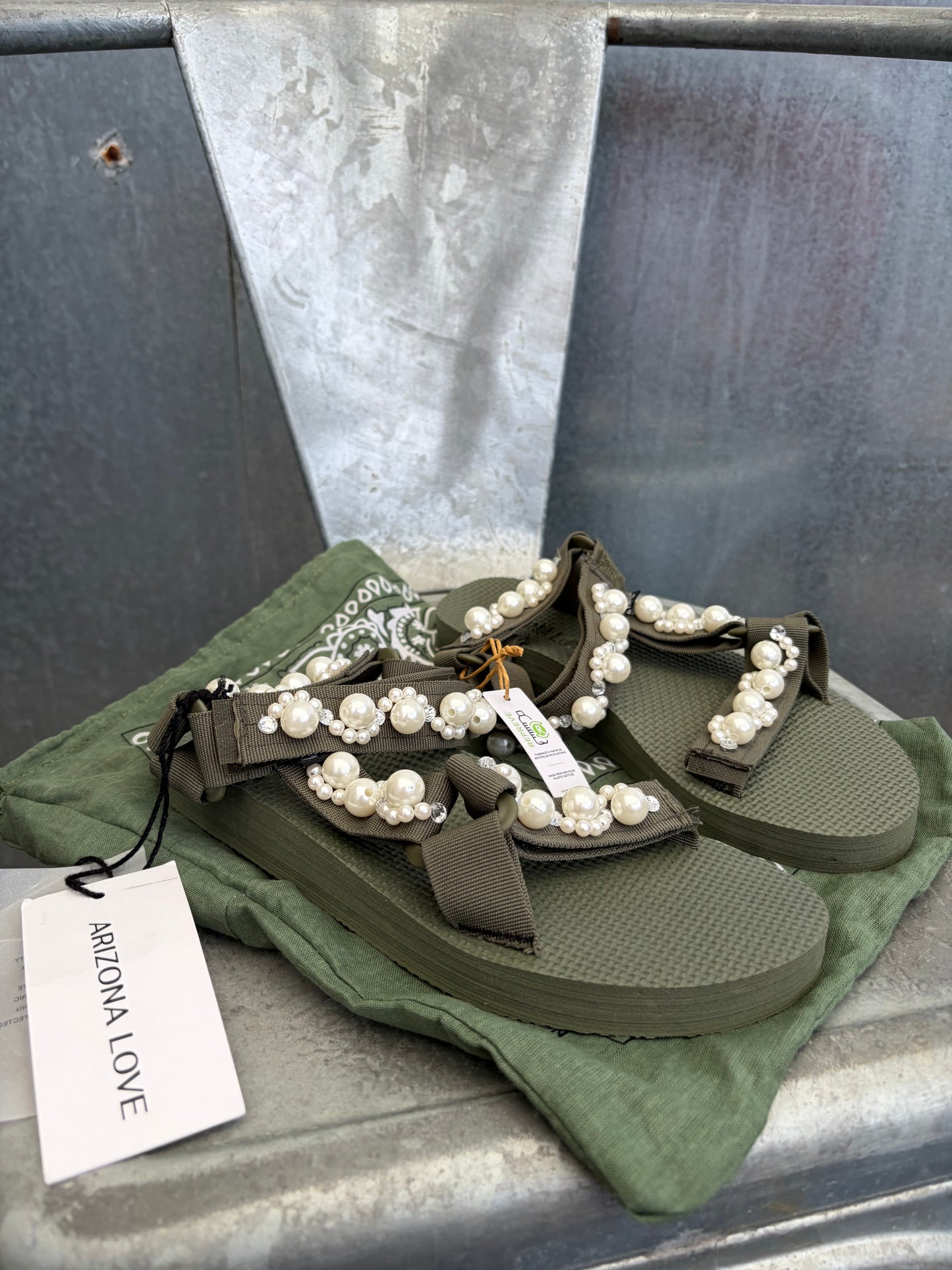 Arizona love sandalen pearl