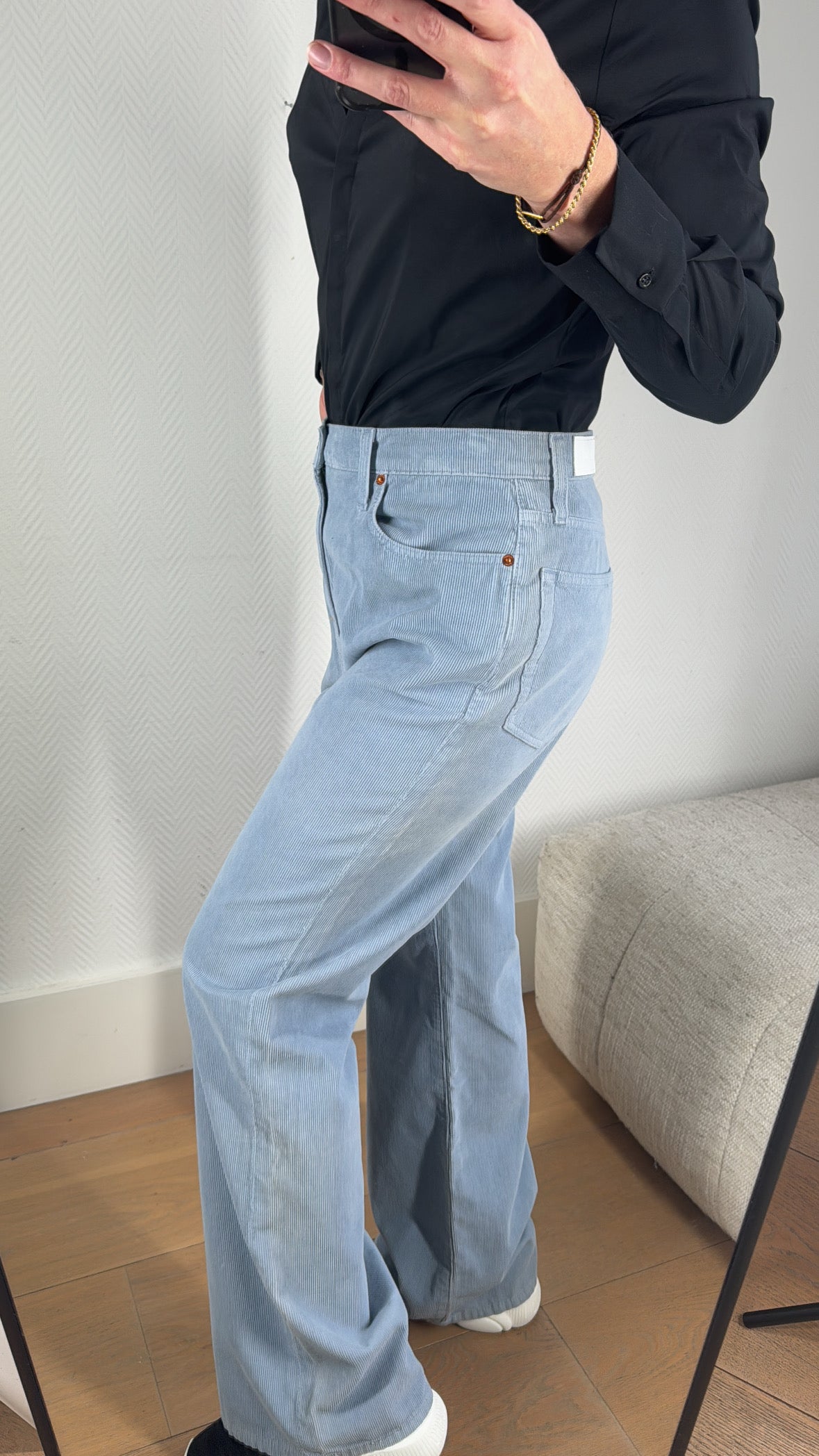 70s Ultra High Rise wide leg jeans (30)