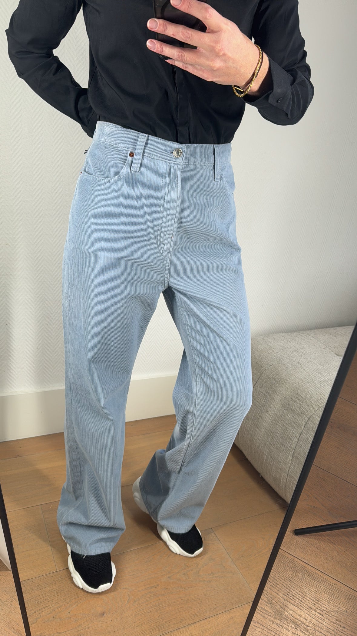 70s Ultra High Rise wide leg jeans (30)