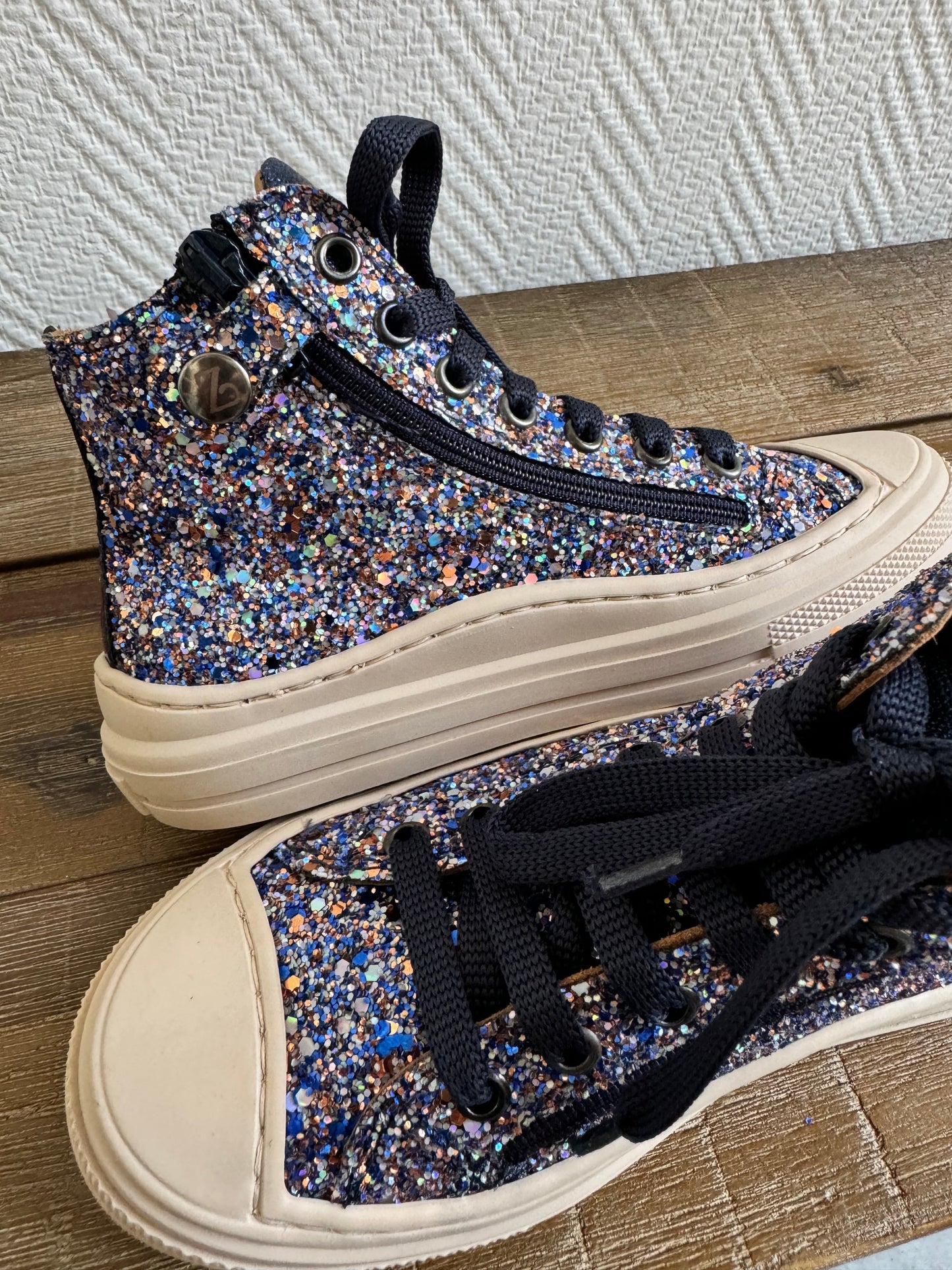 Blue Glitter sneaker