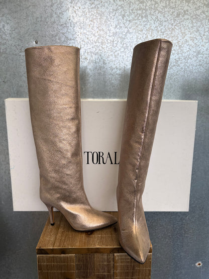 Toral metallic boots 36