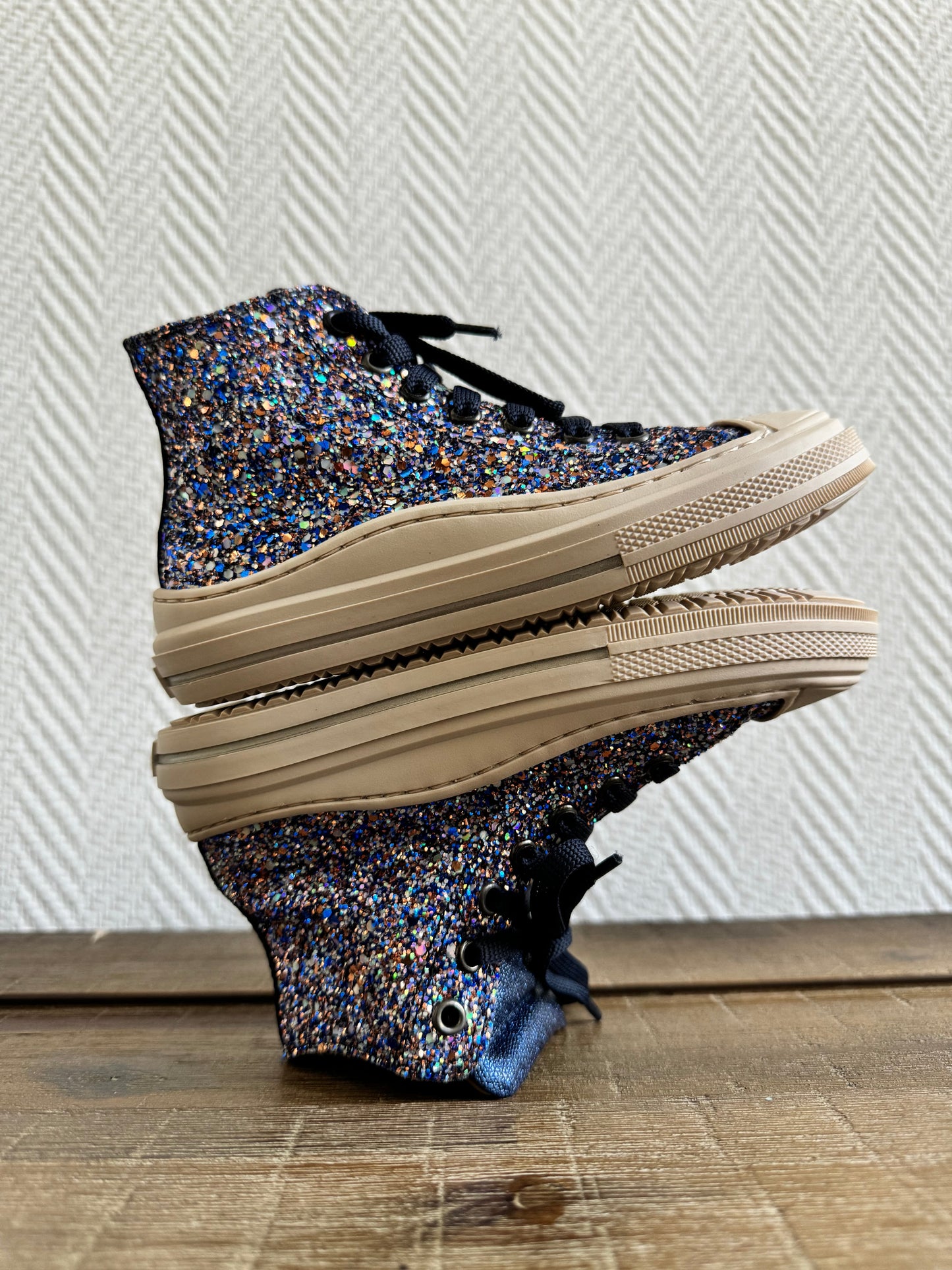 Blue Glitter sneaker