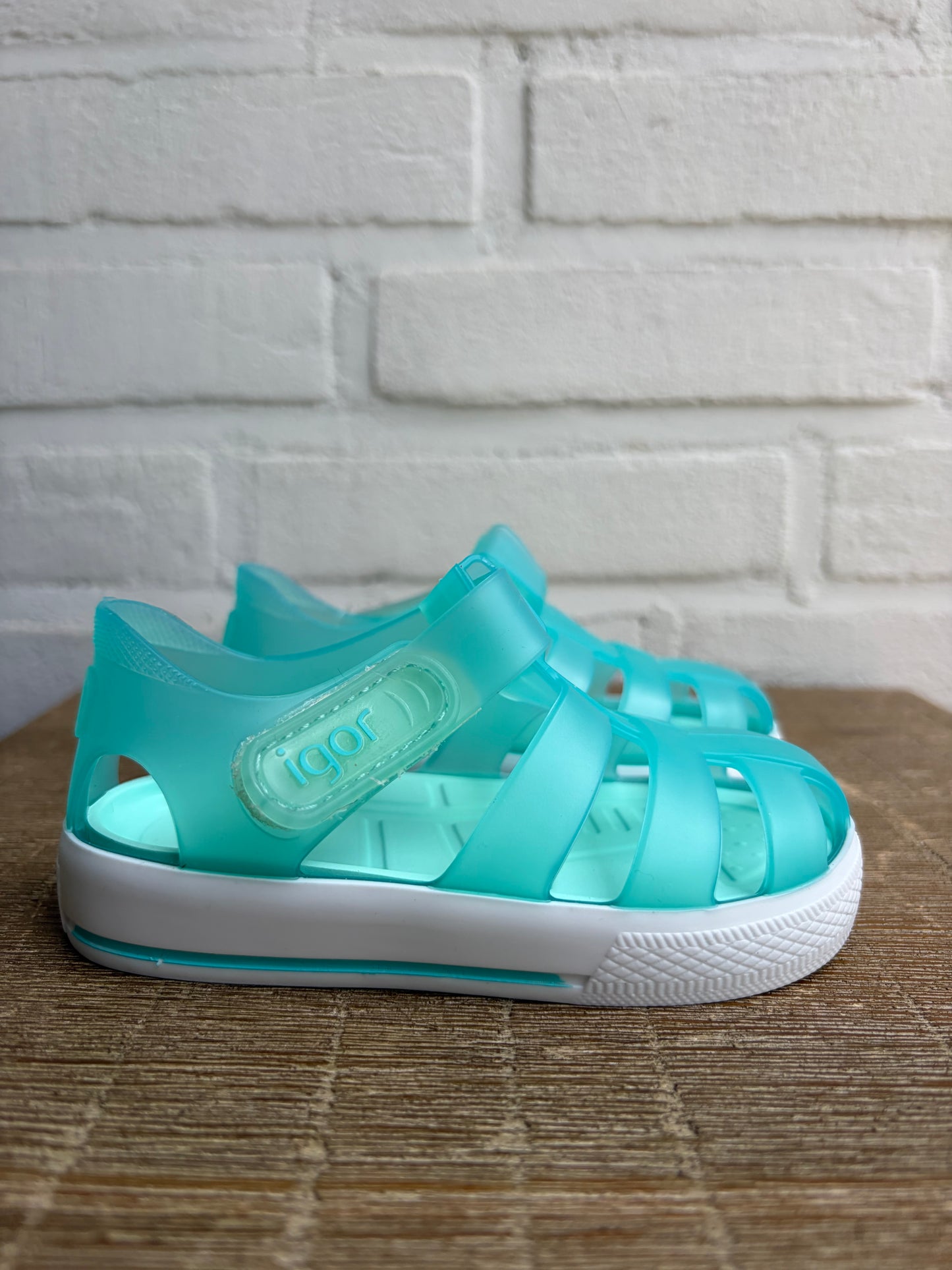Igor star transparant mint sandalen