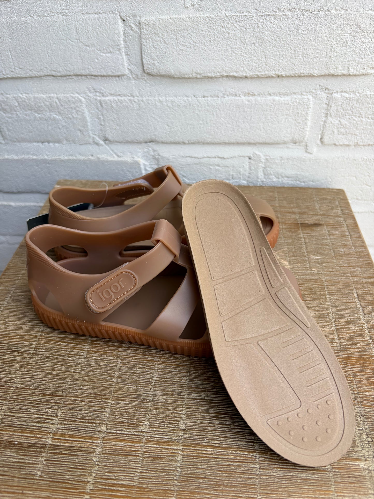 Igor Nico caramelo taupe sandalen