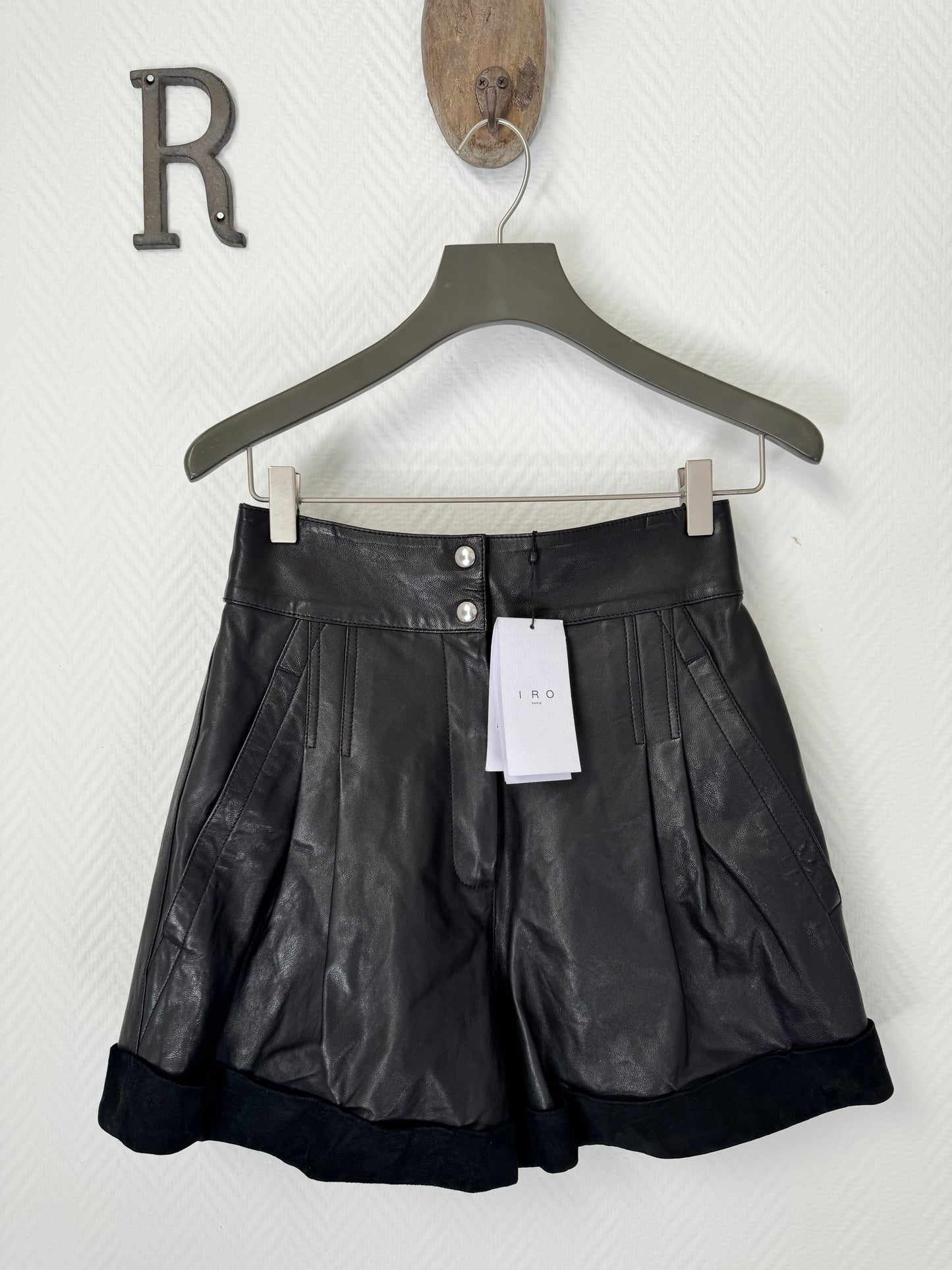 Dana short - leder - 34