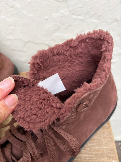 Converse sneakers leather- faux fur