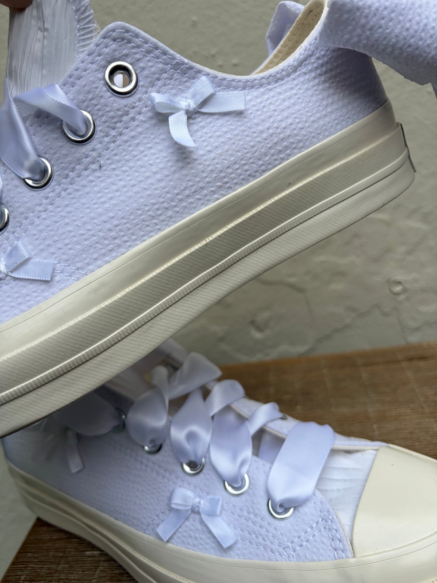 Converse sneakers strik bow