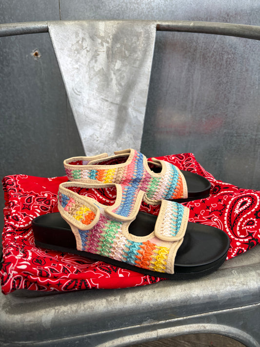 Arizona love sandalen raffia