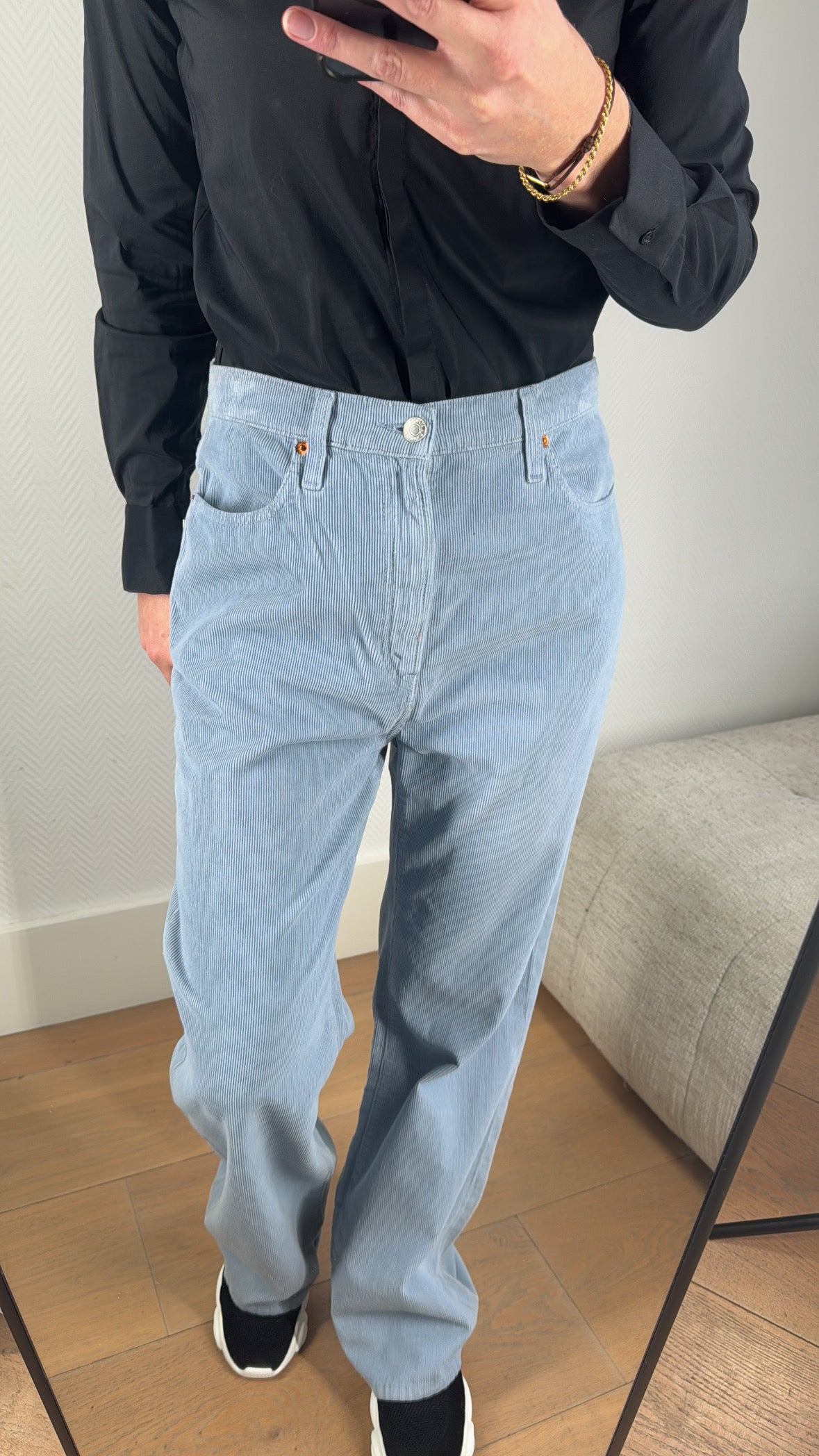 70s Ultra High Rise wide leg jeans (30)