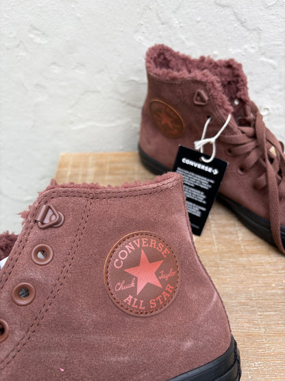 Converse sneakers leather- faux fur
