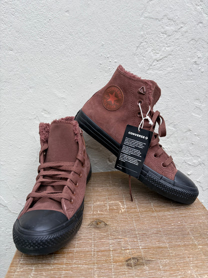 Converse sneakers leather- faux fur