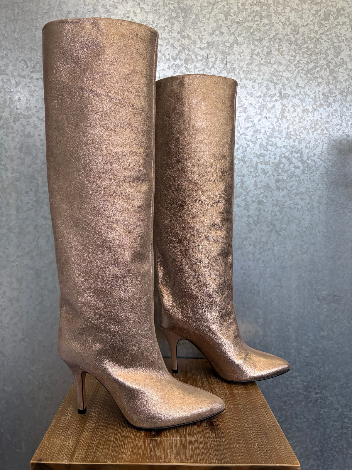 Toral metallic boots 36