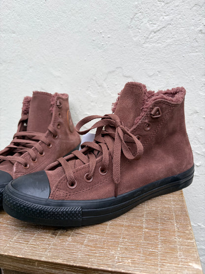 Converse sneakers leather- faux fur