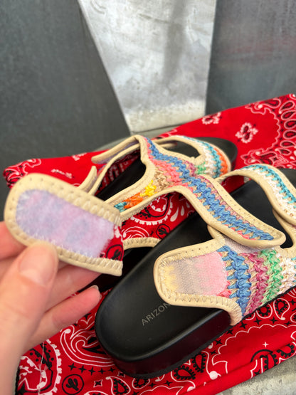 Arizona love sandalen raffia