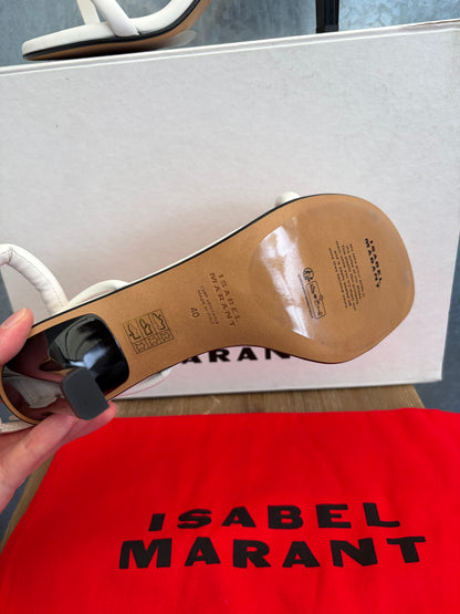 Katree Isabel marant padded heels wit