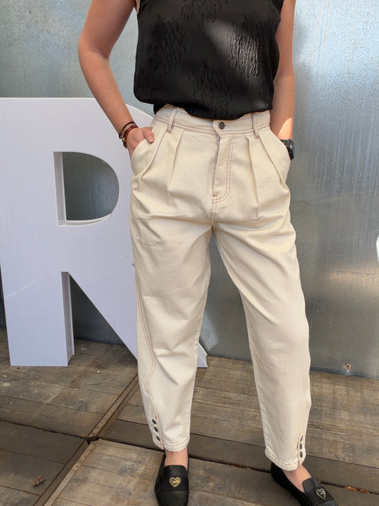 jeans Emanuelle MPRST23P04 ecru L