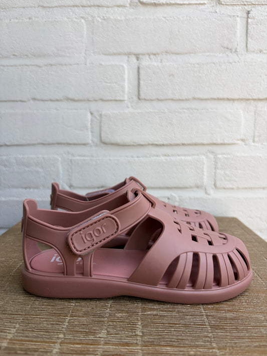 Igor Tobby solid pink sandalen