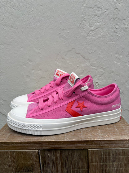 Converse sneakers roze suede