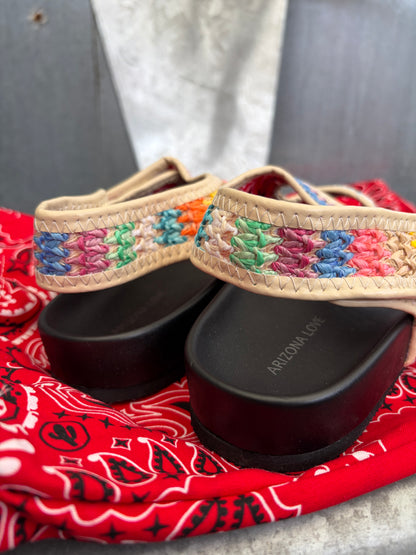 Arizona love sandalen raffia