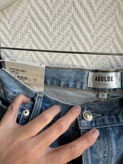 90s Mid rise loose fit jeans (32)